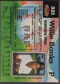 1992 Stadium Club #321b Willie Banks